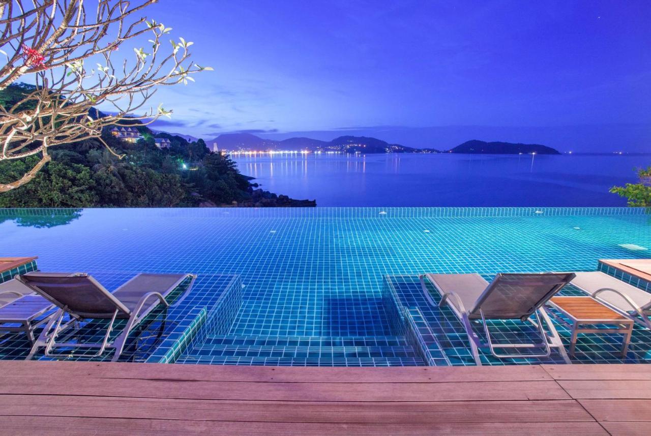 Zenmaya Oceanfront Phuket, Trademark Collection By Wyndham Patong Exterior foto Infinity pool at a resort in Phuket, Thailand